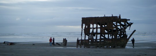 Beach Archaeology near Astoria, Oregon